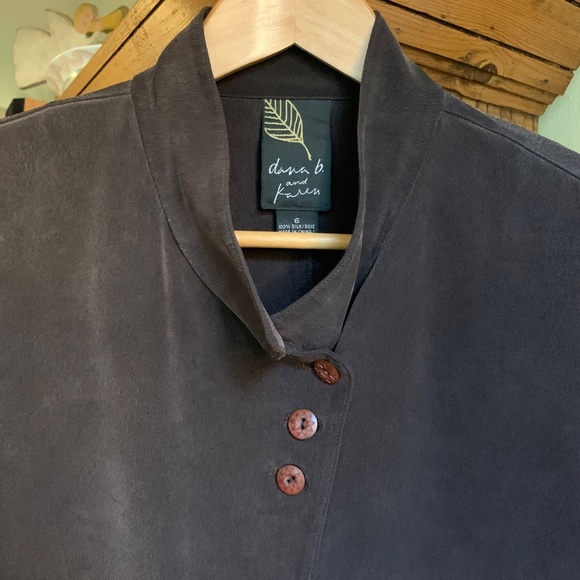 Vintage Silk Jacket - Picture 1 of 7